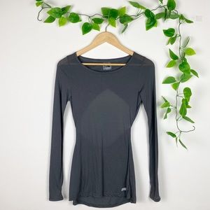 Gymshark Open Cross Back Long Sleeve Gray